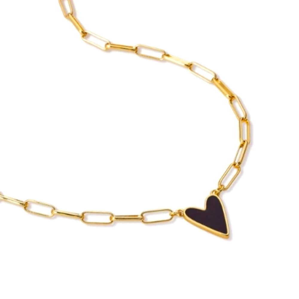 Uncommon James Navy Heart Necklace